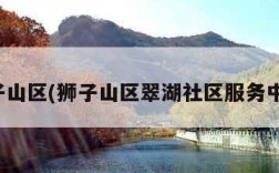 狮子山区(狮子山区翠湖社区服务中心)