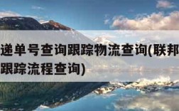 联邦快递单号查询跟踪物流查询(联邦快递单号查询跟踪流程查询)