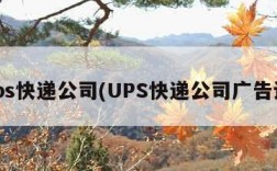 ups快递公司(UPS快递公司广告语)