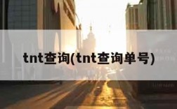 tnt查询(tnt查询单号)