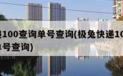 快递100查询单号查询(极兔快递100查询单号查询)