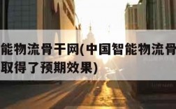 中国智能物流骨干网(中国智能物流骨干网项目是否取得了预期效果)