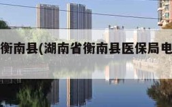 湖南省衡南县(湖南省衡南县医保局电话是多少)