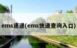 ems速递(ems快递查询入口)