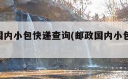 邮政国内小包快递查询(邮政国内小包 单号查询)